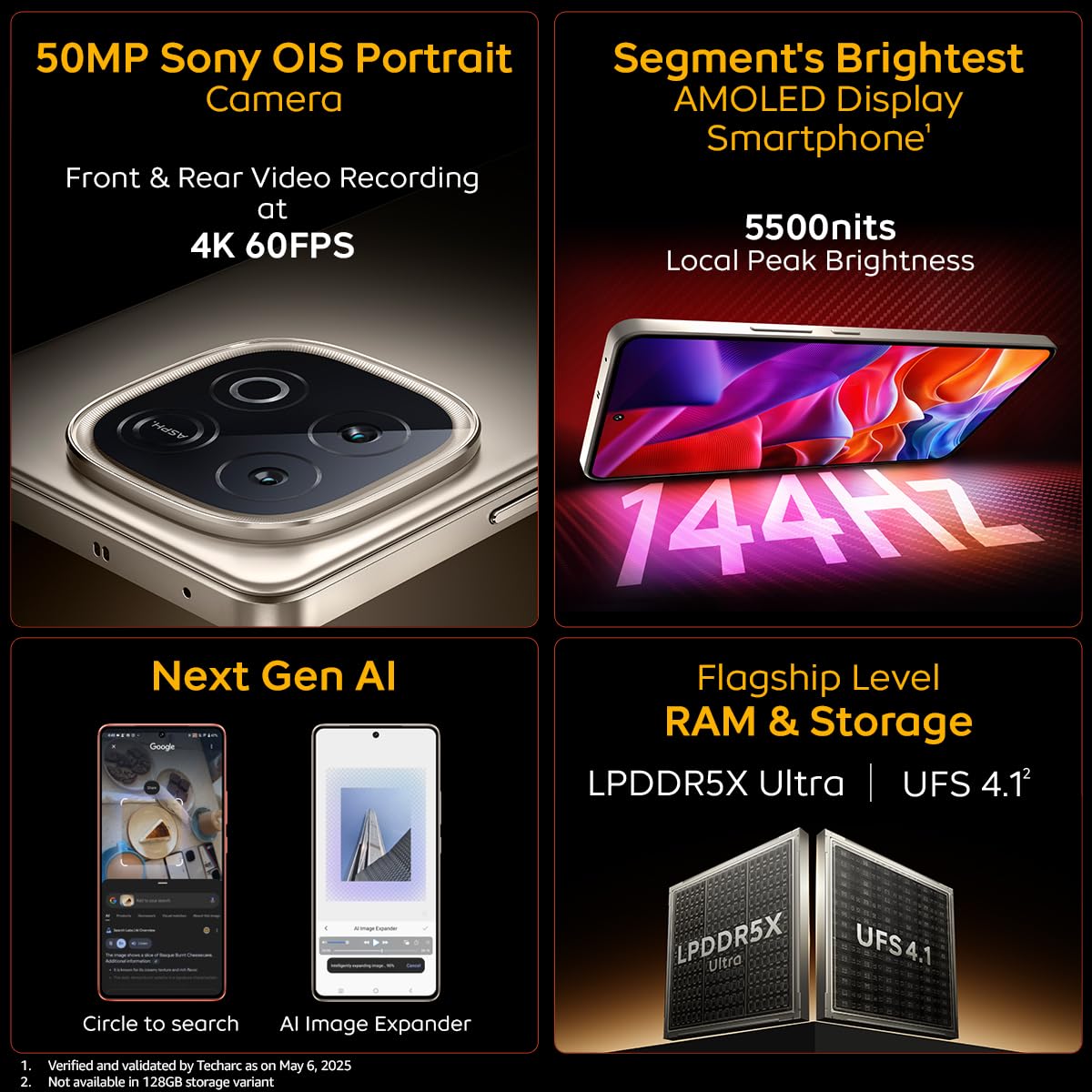 iQOO Neo 10 5G (Titanium Chrome. 8GB RAM. 256GB Storage)