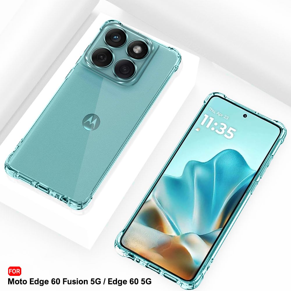 Motorola Edge 60 Fusion 5G (2026 Model) - 6.67 120Hz pOLED Display. 50MP OIS Camera. Dimensity 7030 Ultra-Fast Processor. 5200mAh Battery. 68W Fast Charging. Android 14