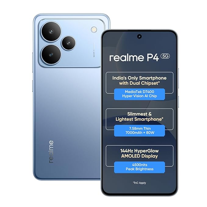 Realme P4 5G (8GB/256GB Steel Grey) Full Review, Price, Battery 7000mAh - Best Budget 5G Phone 2025