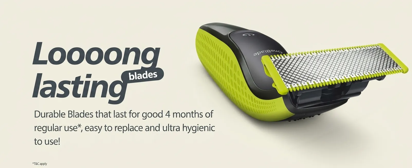 Philips OneBlade Hybrid Trimmer Shaver for Men Wet Dry philips oneblade hybrid trimmer shaver for men wet dry